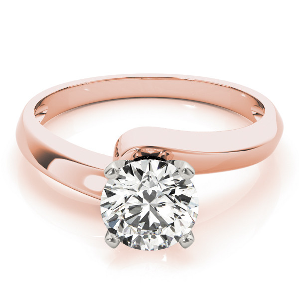 Ovelle Natural 4 Prong  Diamond Ring
